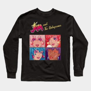 Border Of Jem and The Holograms Long Sleeve T-Shirt